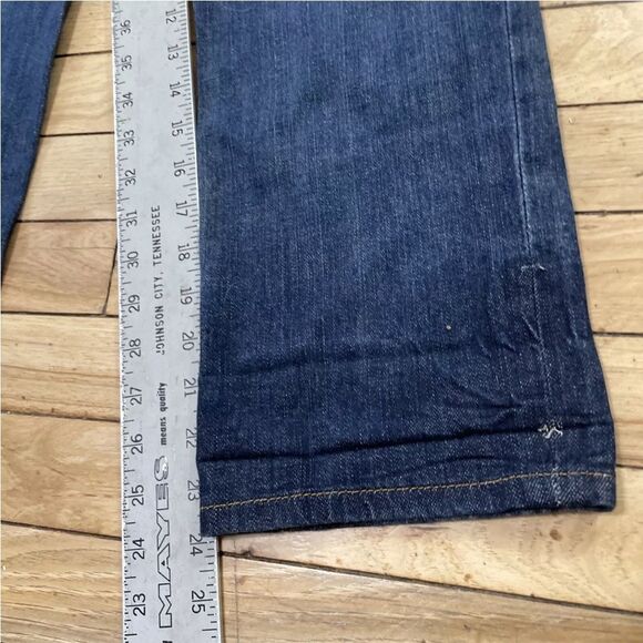 JOE’S Jeans Womens W 24 Cropped Ex-Lover Blue Gemma VTG Y2K LA Design 30in Waist - Picture 10 of 16